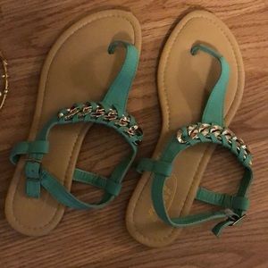 Sandals Turquoise 8